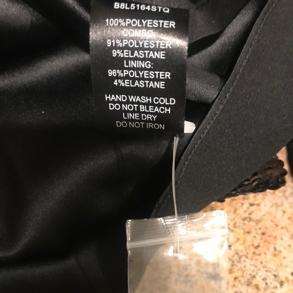 ✨HP✨NWT Parker Black Sequin Dress - Picture 6 of 7